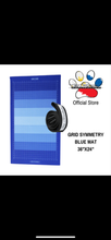 Load image into Gallery viewer, Accessories and tools:GRID SYMMETRY BLUE MAT 36''X24''
